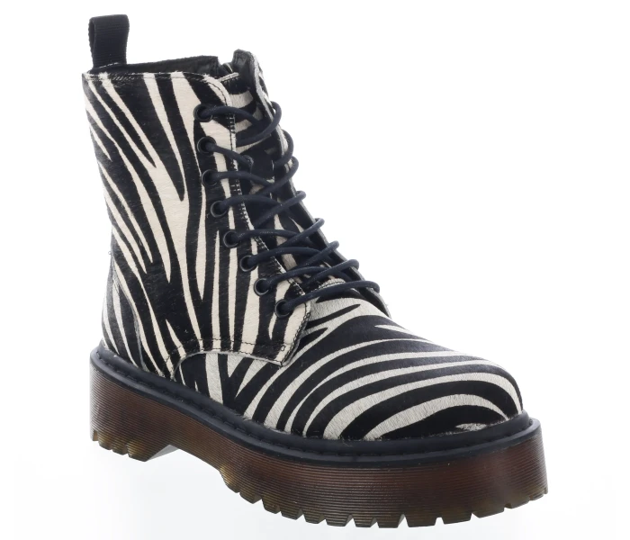 Bota FLOYD acordonada con plataforma Cebra