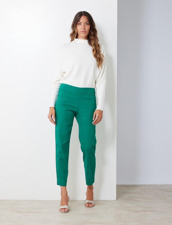 Pantalon Office Colors VERDE