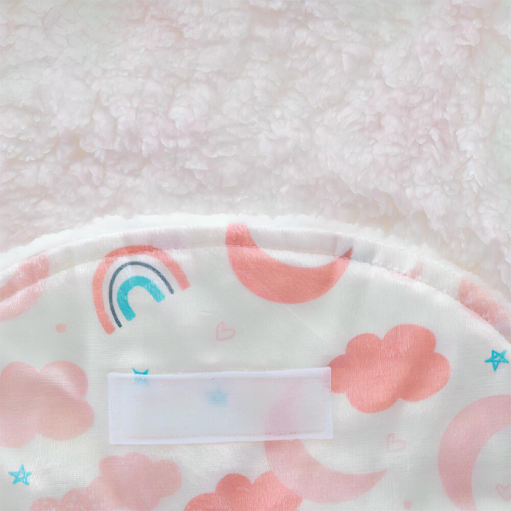 Sobre swaddle de dormir BUBA para bebe rosado