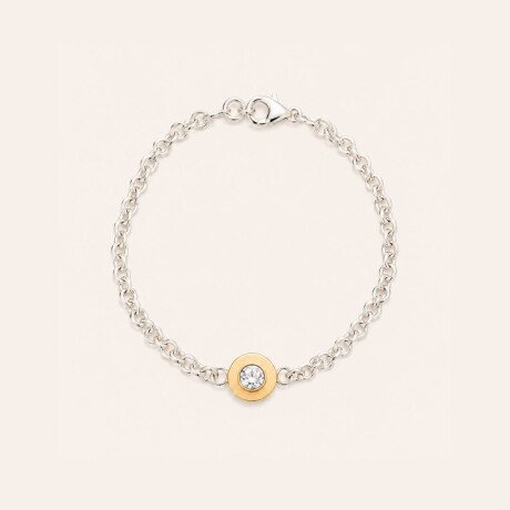 Pulsera Ravena - Plata y Oro Pulsera Ravena - Plata y Oro