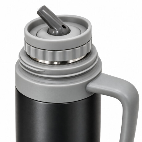 Termo Ac. Inox 0,50Lts Manija Pico Cebador Paris Comet Negro
