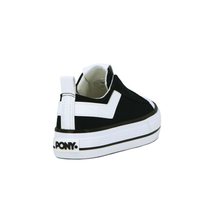Pony Calzado Plataforma Elástico Casual Classic Niño Negro-Blanco