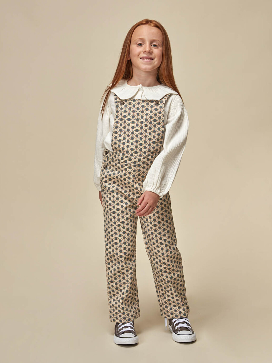 Peto Estampado Estampado Gris Oscuro