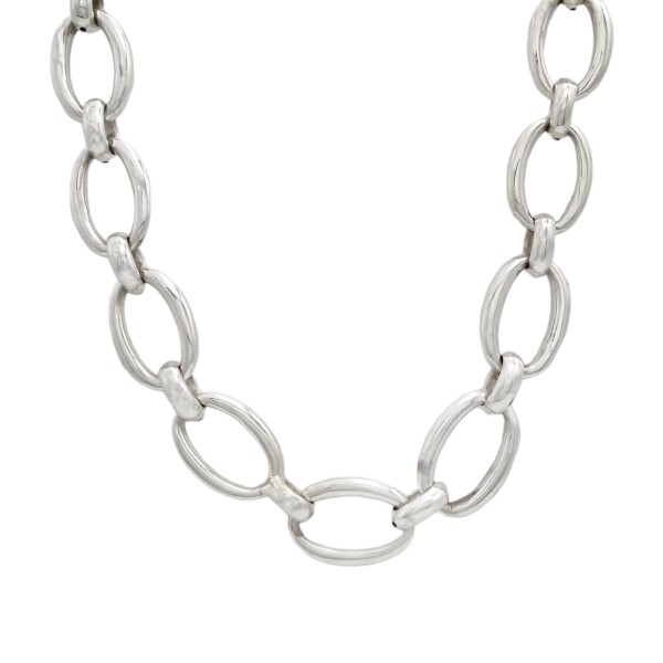 Cadena Rolo Oval-Plata 925 Inflada-Sin Piedra-CD3226 Sinpiedra