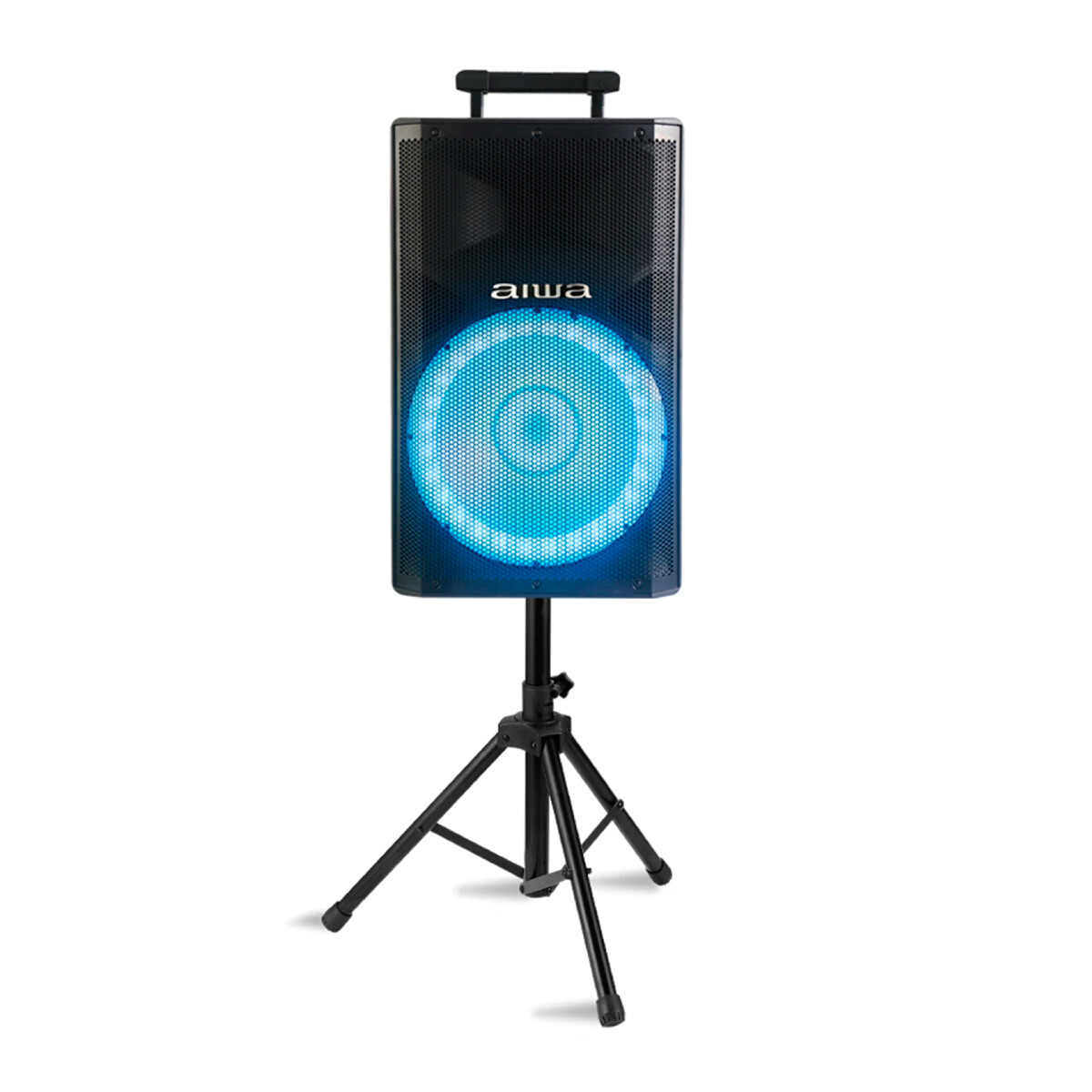 Parlante Activo Con Bt Luz Led Y Trípode Aiwa Awtsp12k 