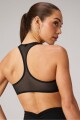 Bra Mesh Low Impact Bra Mujer Black