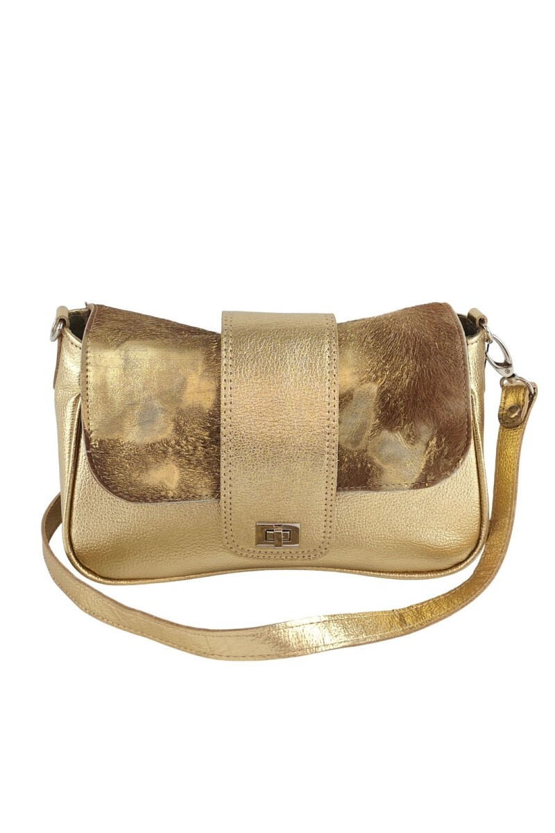 Cartera bandolera Dorado