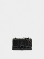 Bolso De Hombro Acolchado negro