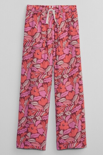 Pantalón Utility Con Elástico Niña Cyclamen 16-3118 Tcx