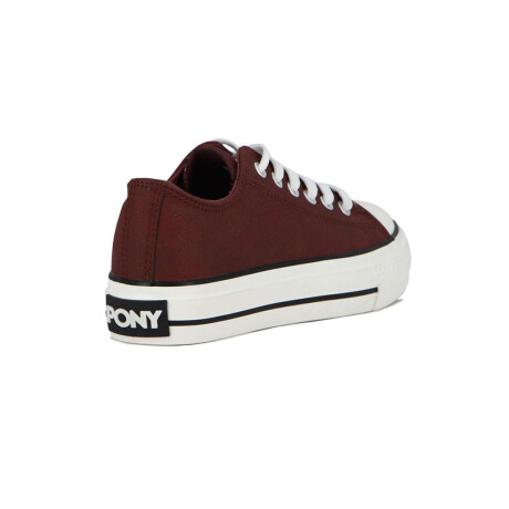 Pony Calzado C/Plataforma Fifth Ave Women Bordo