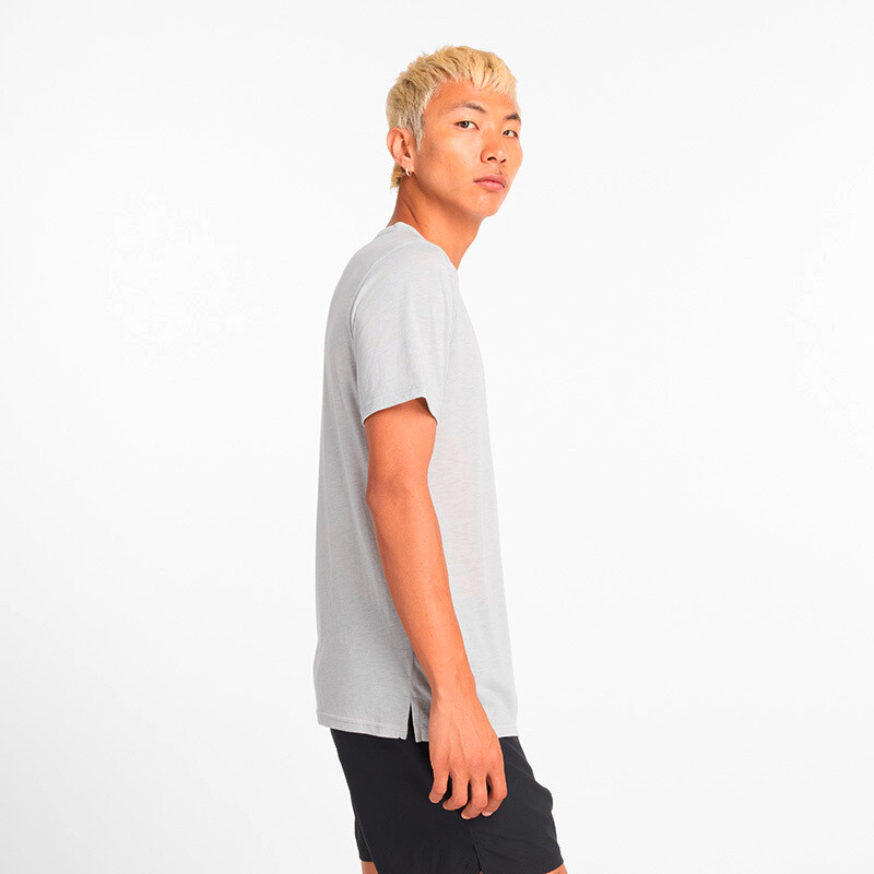 SPORT ESSENTIALS COTTON T-SHIRT Gris