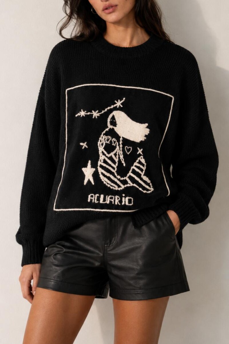 Sweater - Acuario Negro 