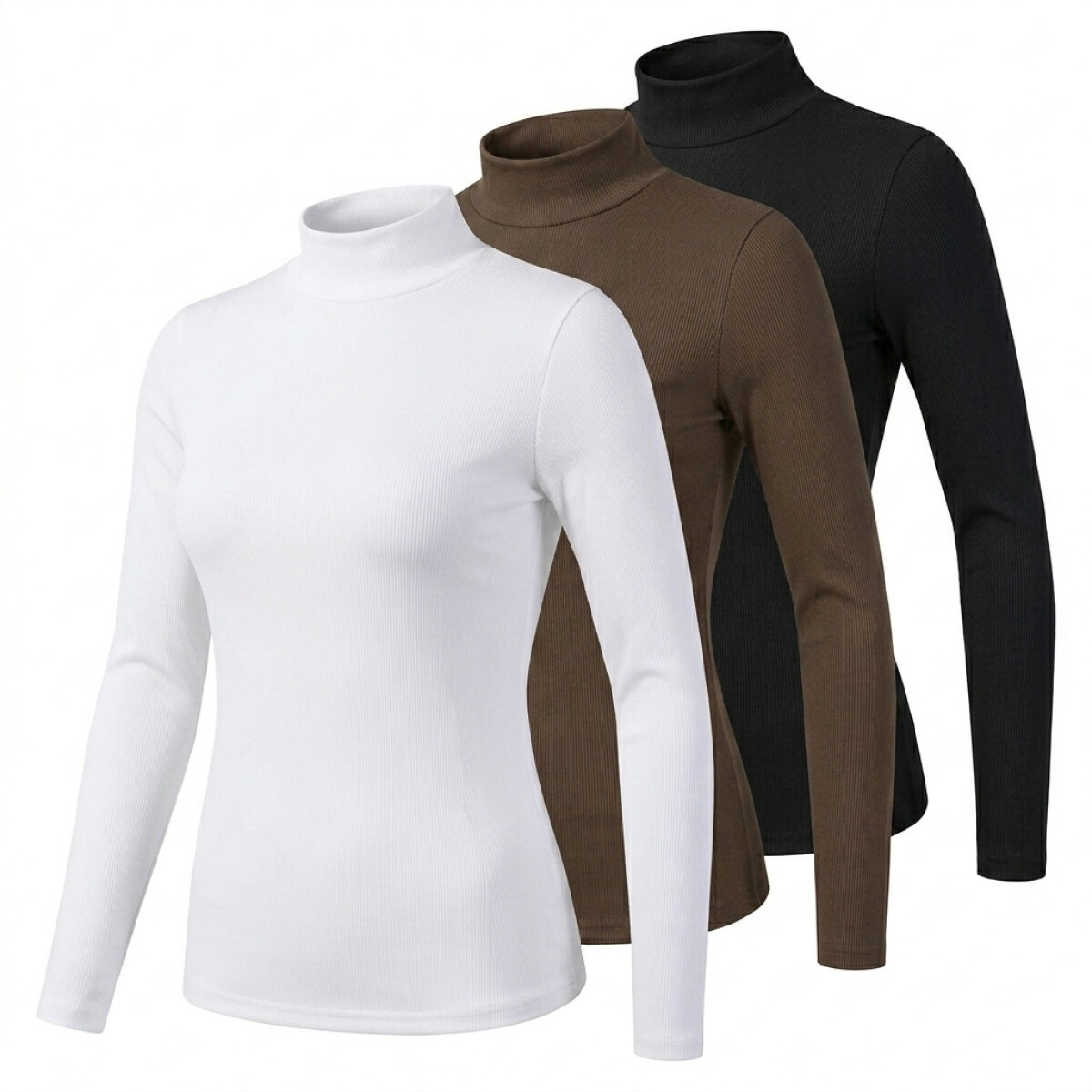 Set X3 Polera Felpa Termica Abrigada Manga Larga 