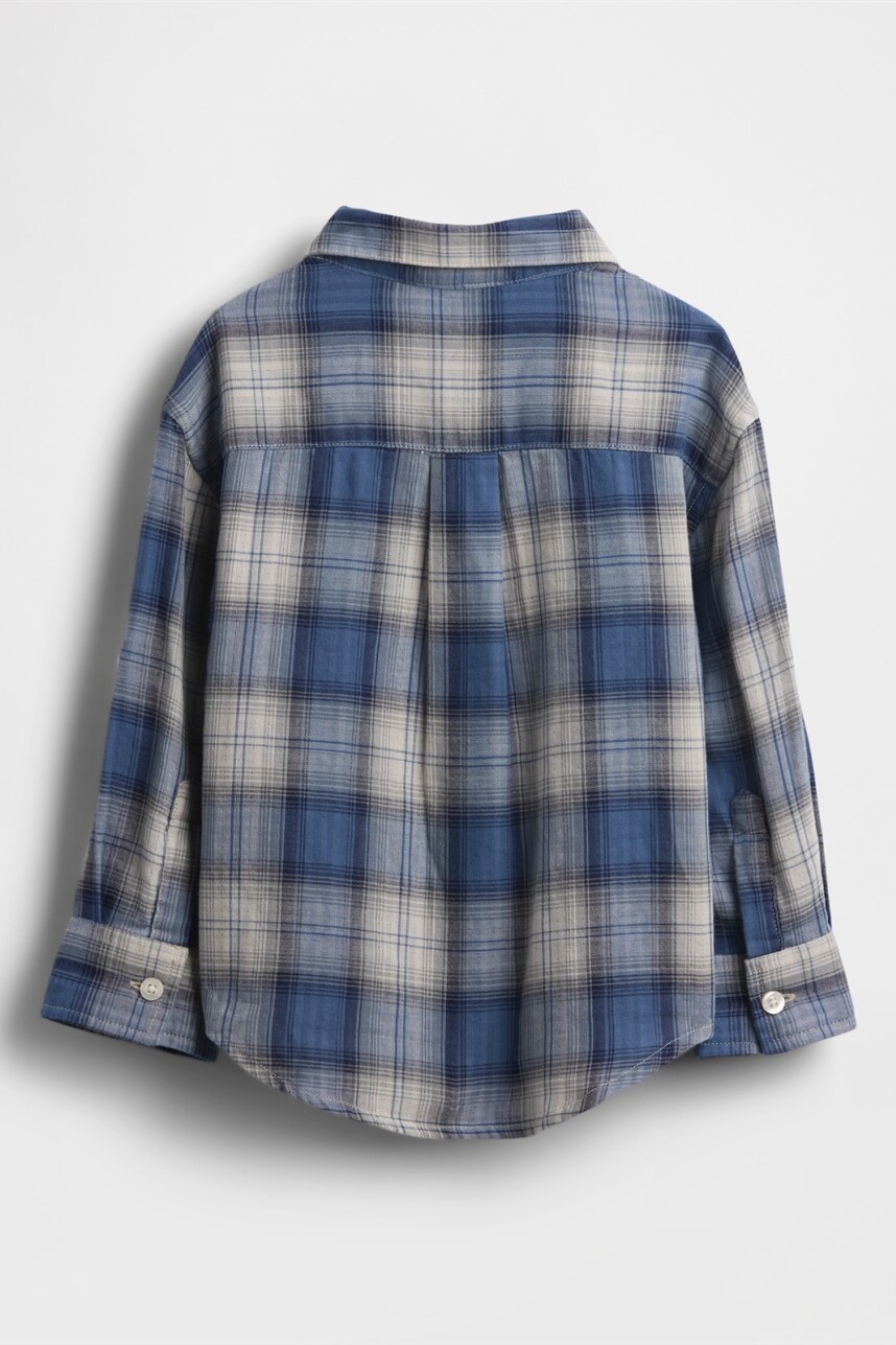 Camisa Toddler Niño Multi Blue Plaid