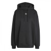 Abrigo Essentials Oversized Fleece de Mujer Negro