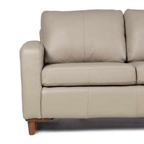 Rinconera Sevilha - Cuero Natural - Chaise Derecho 1011 (Granizo)