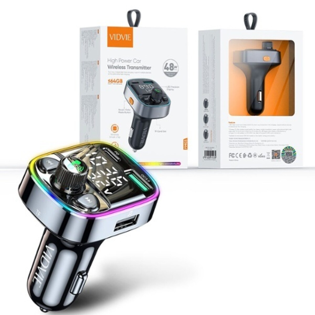 Transmisor Fm Foneng FM03 Cargador Tipo C 