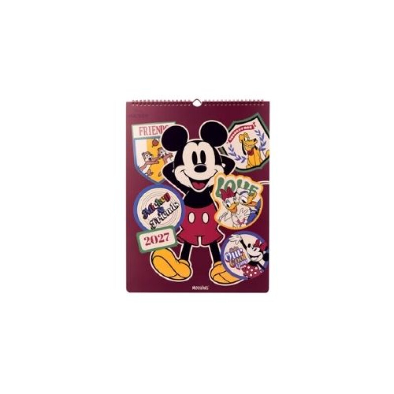 Calendario 2027 Mickey Friends Mooving 40x30cm Mensual Calendario 2027 Mickey Friends Mooving 40x30cm Mensual