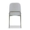 SILLA PATA DE HIERRO LACA CHOCOLATE LEVE - TELA BEIGE CLARA SILLA PATA DE HIERRO LACA CHOCOLATE LEVE - TELA BEIGE CLARA