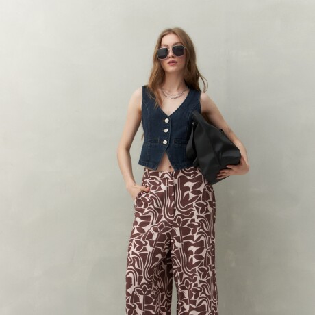 PANTALÓN ALESSIO PRINT Rosa Bebé