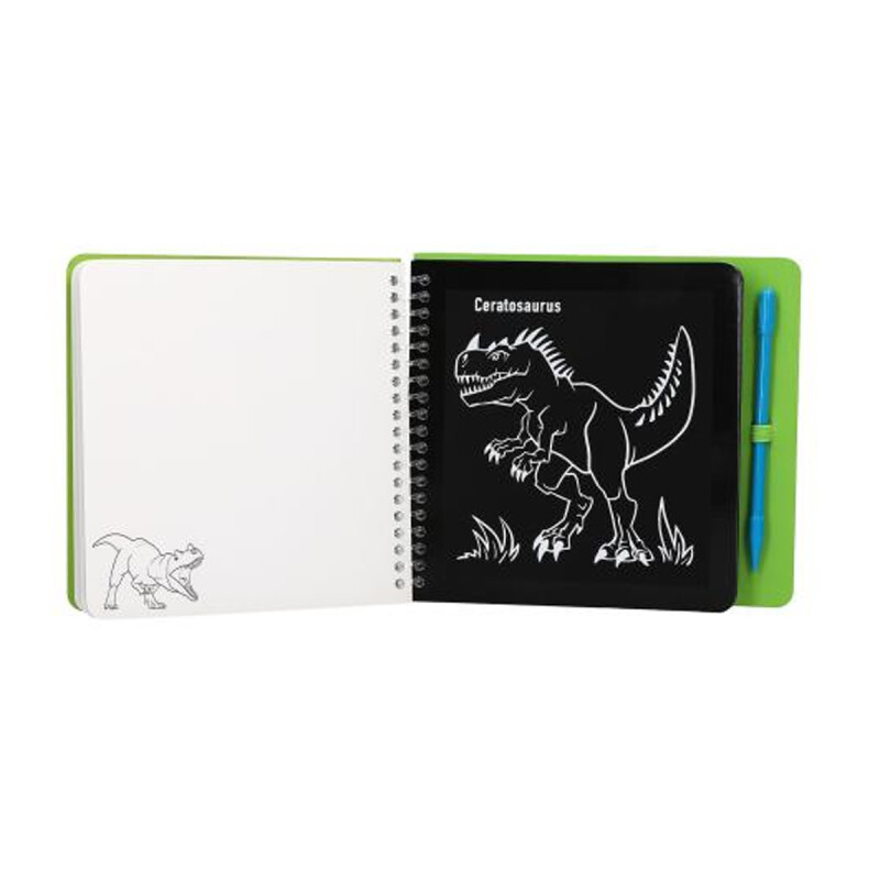 Mini libro mágico para rascar Scratch Dino World Mini libro mágico para rascar Scratch Dino World