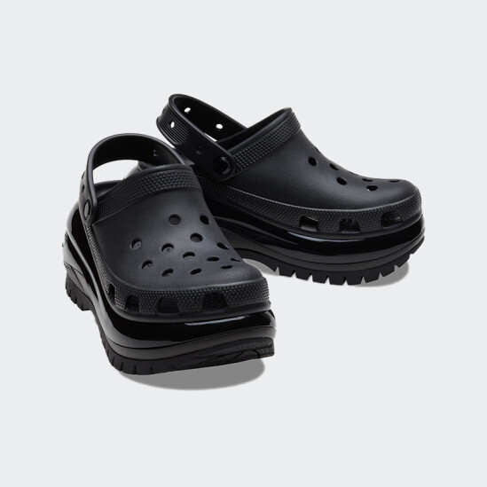 Crocs Classic Mega Crush Negro