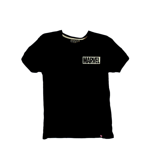 Remera Marvel de Hombre - MRIASS24001 Negro