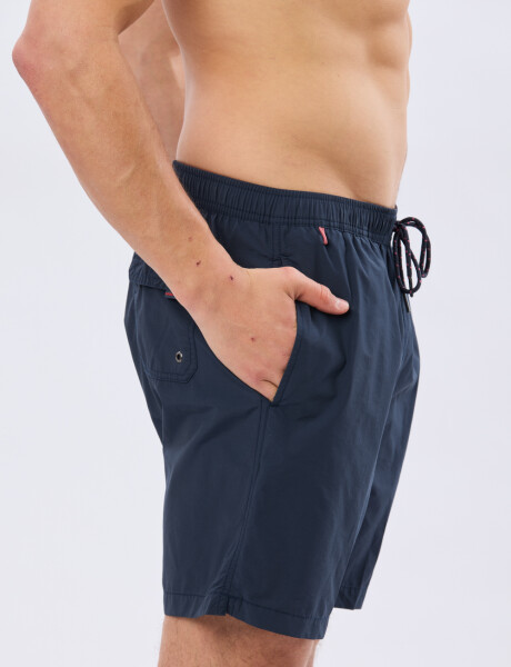 SHORT DE BAÑO LISO Azul