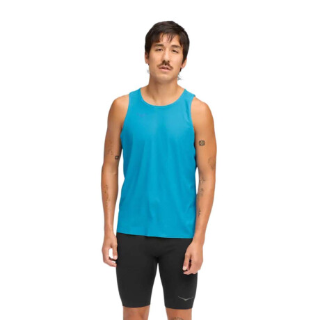 Hoka Musculosa Airolite 2.0 Para Hombre Celeste