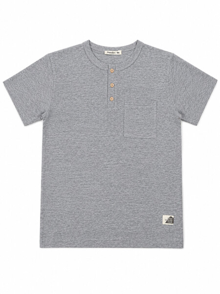 REMERA FELIPE TEEN III GRIS MELANGE M