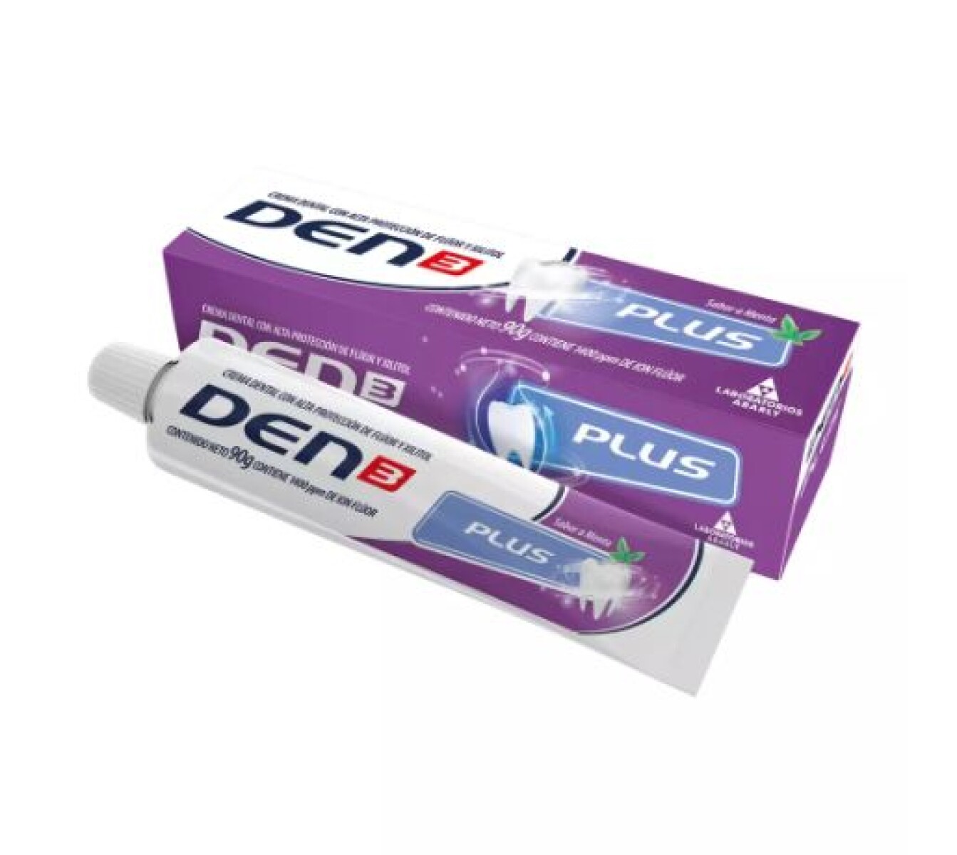 DEN3 Pasta de Dientes Plus Sabor Menta 90g – Frescura y Cuidado Completo