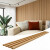 Revestimiento Wpc Simil Madera Wall Panel Lambrin 2.90x16.7 Color Marrón Madera 1