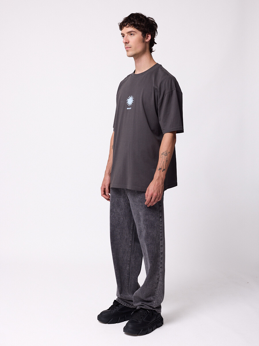 T-SHIRT ELEVION DIXIE Gris Oscuro