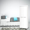 Armario Ropero Multiuso 2 Puertas Biblioteca - La Tentación Color Blanco Armario Ropero Multiuso 2 Puertas Biblioteca - La Tentación Color Blanco