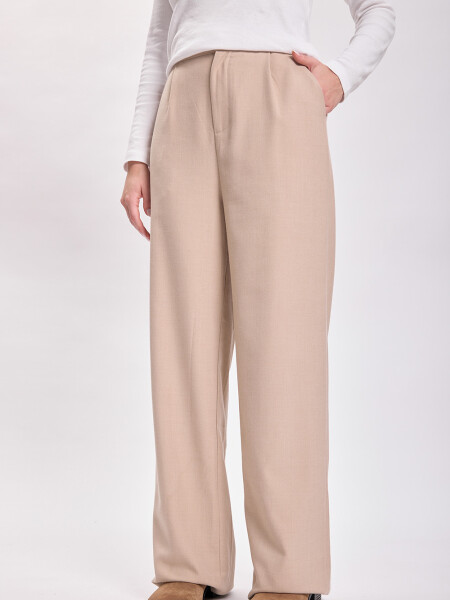 Pantalón de vestir ancho Visón