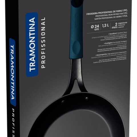Sartén de hierro Ø 24cm. - 1,3 Lt. "PROFESIONAL" -TRAMONTINA TR5696