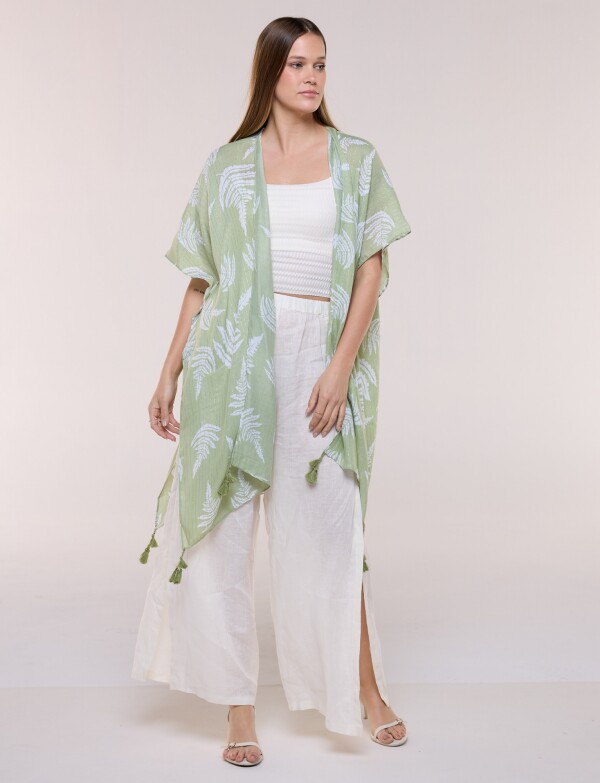 Kimono Lurex VERDE