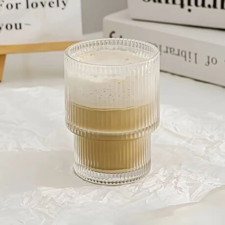 Vaso Line de 300Ml para Agua Refresco Bebidas en Vidrio Transparente