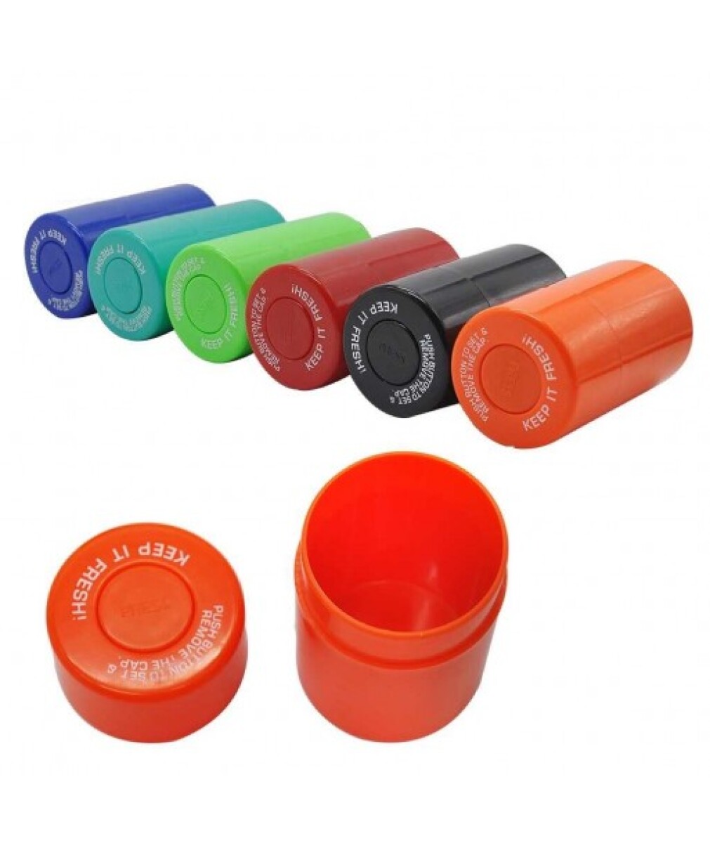 TARRO AL VACIO PLASTICO | SEALED CANS COLORES 