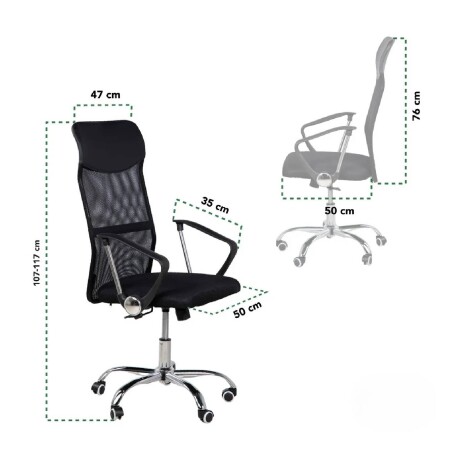 Silla Ejecutiva ergonómico Lumax Mesh Genova Silla Ejecutiva ergonómico Lumax Mesh Genova