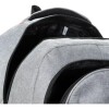 Mochila Liceal Urbana 3 Cierres GRIS