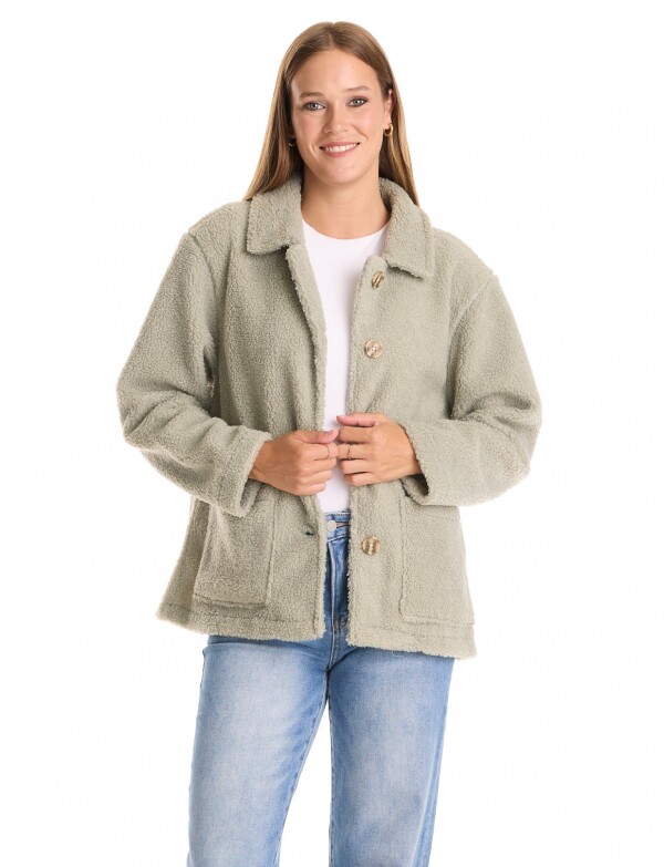 Sobrecamisa Sherpa VERDE CLARO