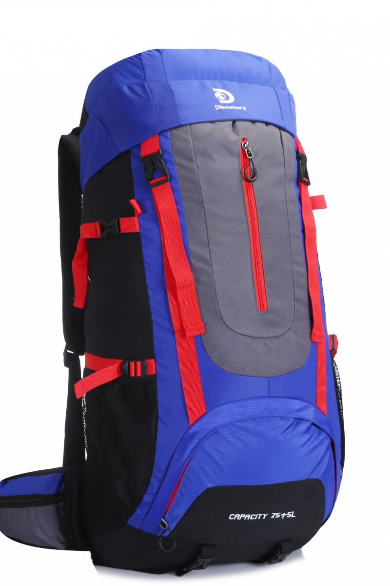 Mochila mochilera de trekking impermeable Azul