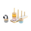 Juego Encastre Bloques Apilables en Madera Polar B Juego Encastre Bloques Apilables en Madera Polar B