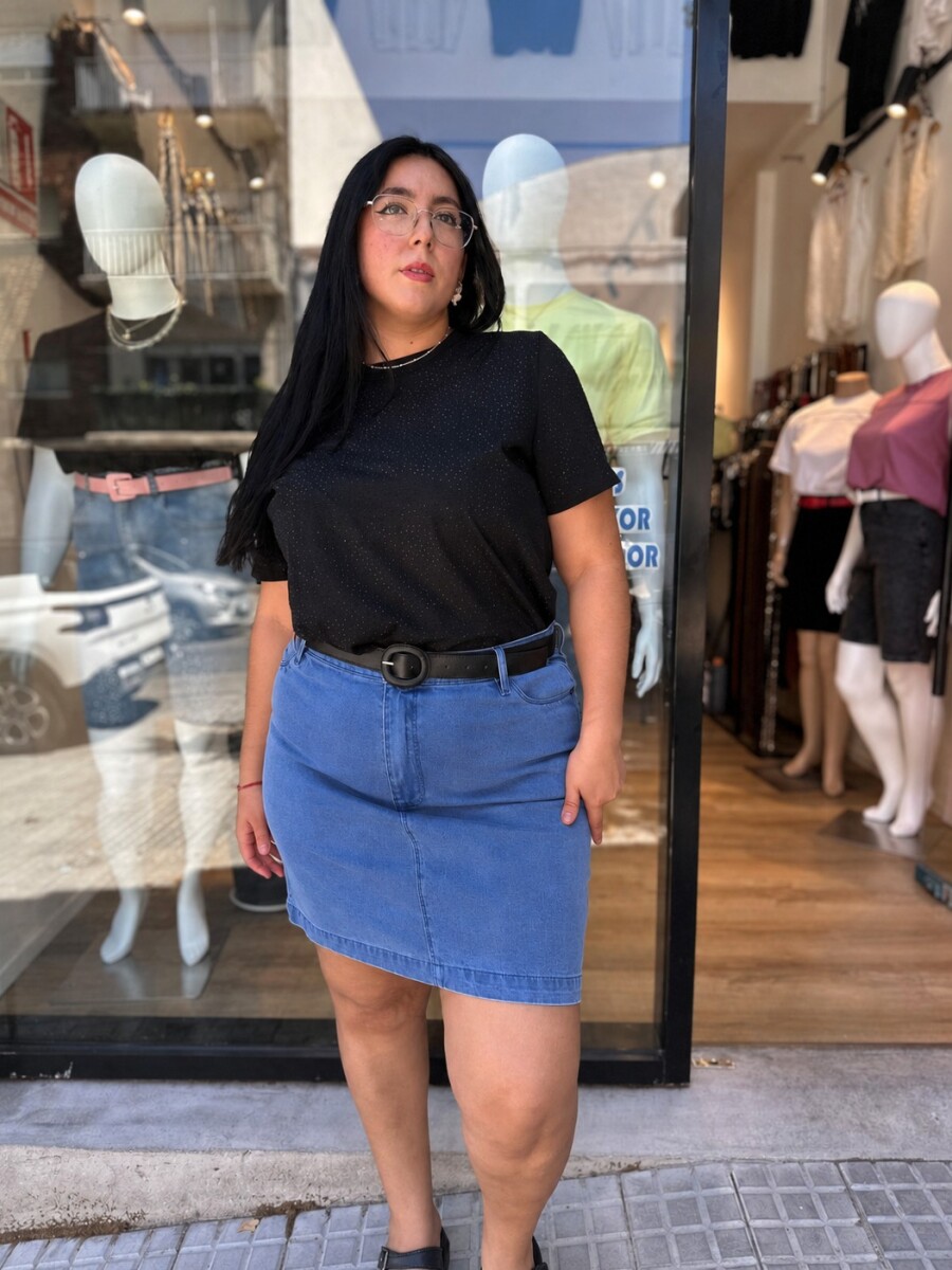 Pollera Chicle Azul