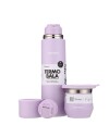 Kit Termo Acero Bala 750Ml + Mate Flap Lila