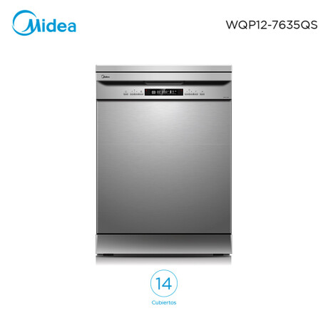 Lavavajillas Midea WQP127635QS 14 Cubiertos Inox