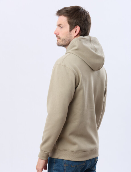 CANGURO DE ALGODÓN CON CAPUCHA Khaki