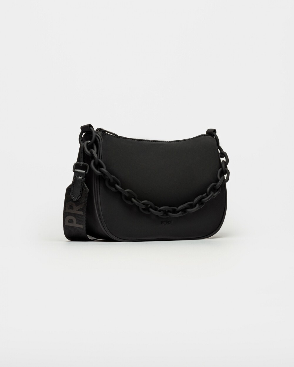 Cartera al Hombro Match en Nylon Negro