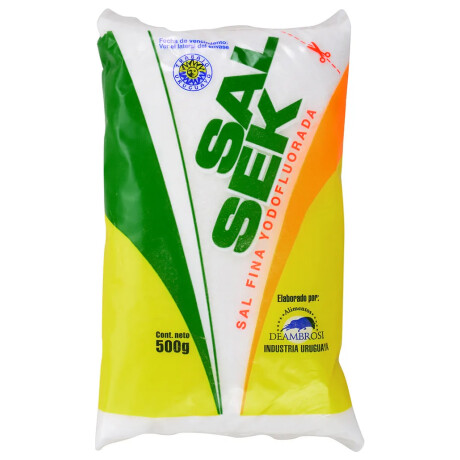 SAL FINA PAQ. 500G SEK YODOFLUORADA SAL FINA PAQ. 500G SEK YODOFLUORADA